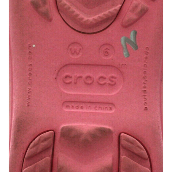 Crocs Womens Jaunt Tall Pink Rain Boots Size 6 - Picture 5 of 6